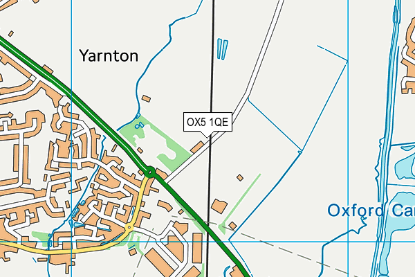 Little Marsh Sports Ground map (OX5 1QE) - OS VectorMap District (Ordnance Survey)