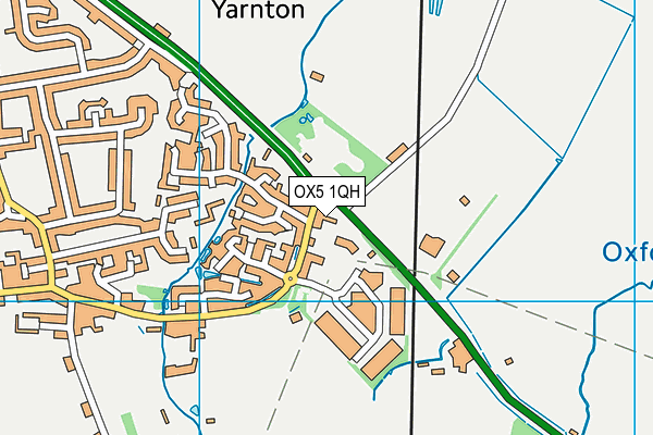 OX5 1QH map - OS VectorMap District (Ordnance Survey)