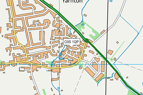 OX5 1QP map - OS VectorMap District (Ordnance Survey)