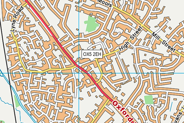 OX5 2EH map - OS VectorMap District (Ordnance Survey)