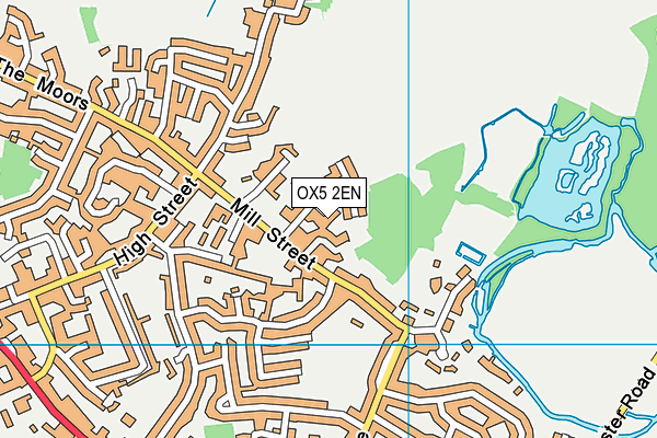 OX5 2EN map - OS VectorMap District (Ordnance Survey)