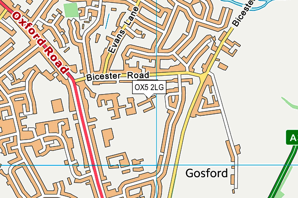 Edward Feild Primary School map (OX5 2LG) - OS VectorMap District (Ordnance Survey)