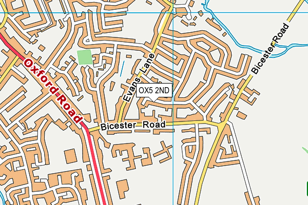 OX5 2ND map - OS VectorMap District (Ordnance Survey)