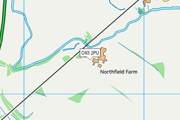 OX5 2PU map - OS VectorMap District (Ordnance Survey)