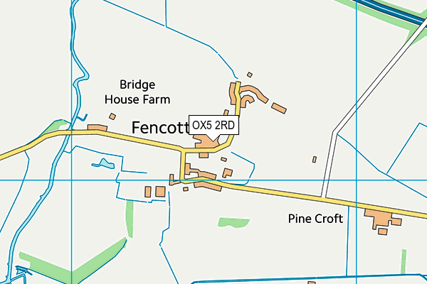 OX5 2RD map - OS VectorMap District (Ordnance Survey)