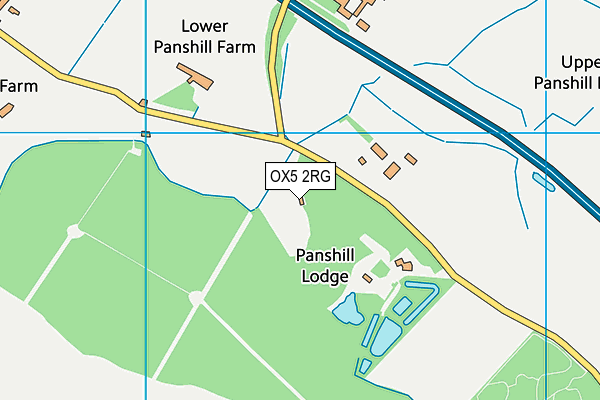 OX5 2RG map - OS VectorMap District (Ordnance Survey)