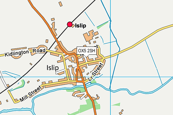 OX5 2SH map - OS VectorMap District (Ordnance Survey)