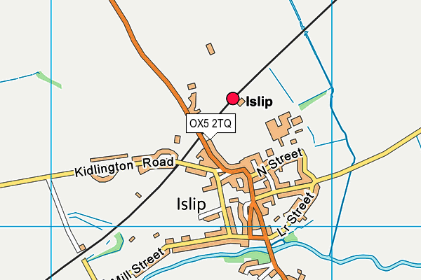 OX5 2TQ map - OS VectorMap District (Ordnance Survey)