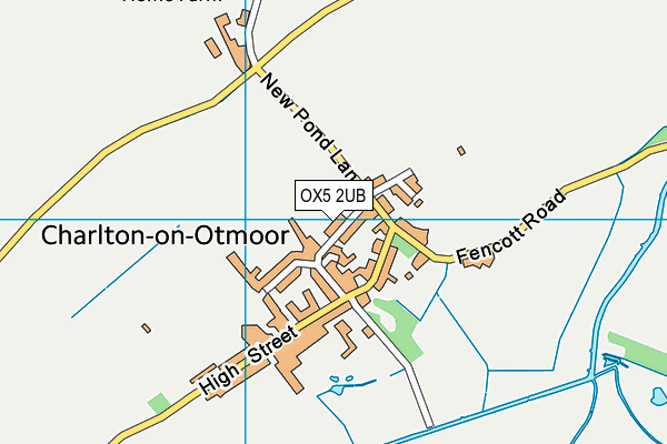 OX5 2UB map - OS VectorMap District (Ordnance Survey)