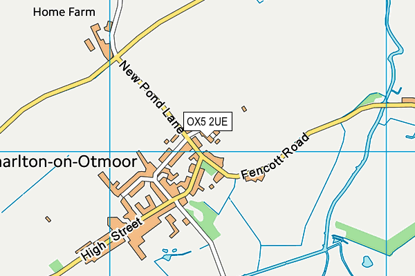 OX5 2UE map - OS VectorMap District (Ordnance Survey)