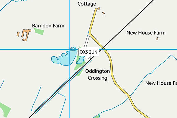 OX5 2UN map - OS VectorMap District (Ordnance Survey)