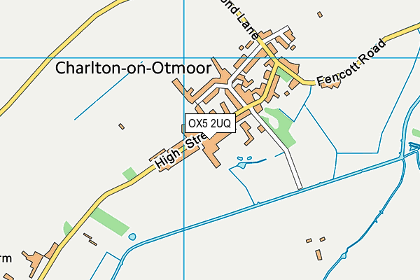 OX5 2UQ map - OS VectorMap District (Ordnance Survey)