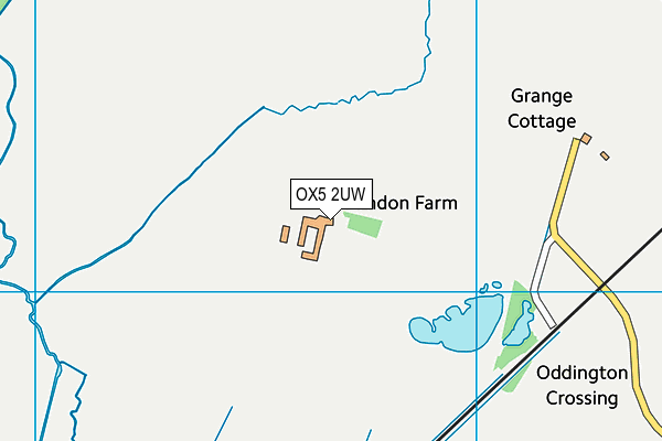 OX5 2UW map - OS VectorMap District (Ordnance Survey)