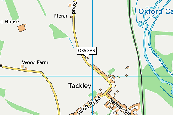 OX5 3AN map - OS VectorMap District (Ordnance Survey)