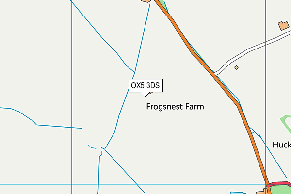 OX5 3DS map - OS VectorMap District (Ordnance Survey)