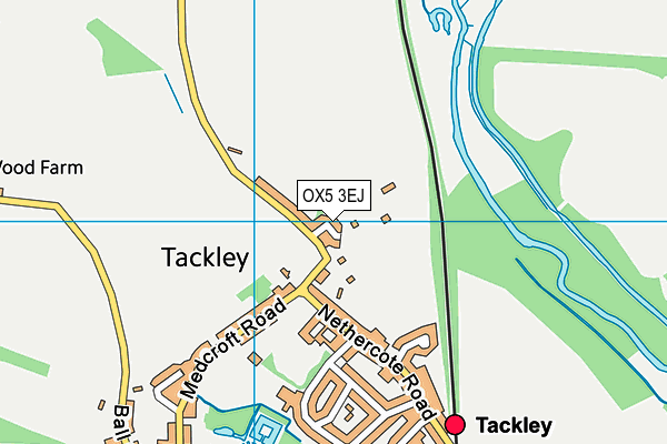 OX5 3EJ map - OS VectorMap District (Ordnance Survey)