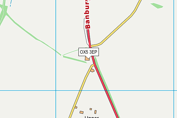 OX5 3EP map - OS VectorMap District (Ordnance Survey)