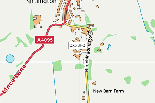 OX5 3HQ map - OS VectorMap District (Ordnance Survey)