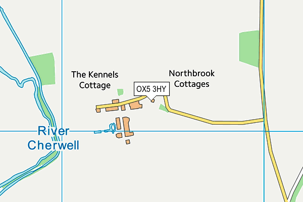 OX5 3HY map - OS VectorMap District (Ordnance Survey)