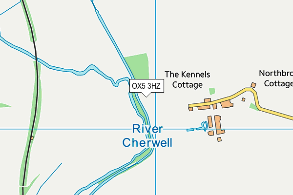 OX5 3HZ map - OS VectorMap District (Ordnance Survey)