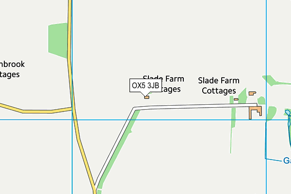 OX5 3JB map - OS VectorMap District (Ordnance Survey)