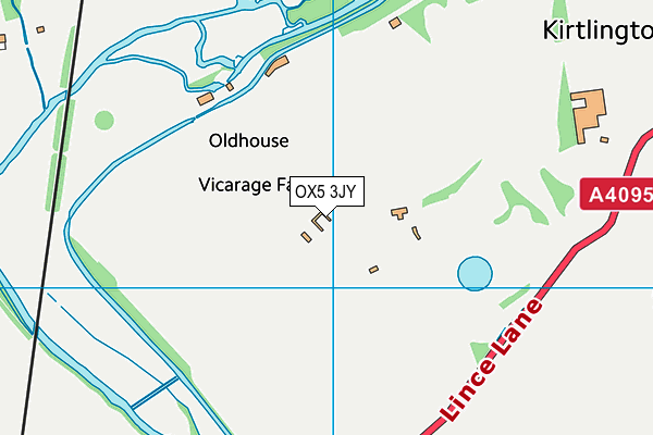 Kirtlington Golf Club map (OX5 3JY) - OS VectorMap District (Ordnance Survey)