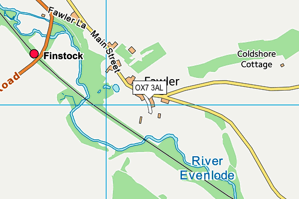 OX7 3AL map - OS VectorMap District (Ordnance Survey)