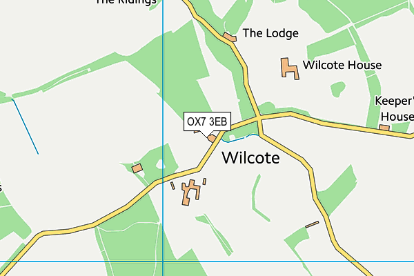 OX7 3EB map - OS VectorMap District (Ordnance Survey)