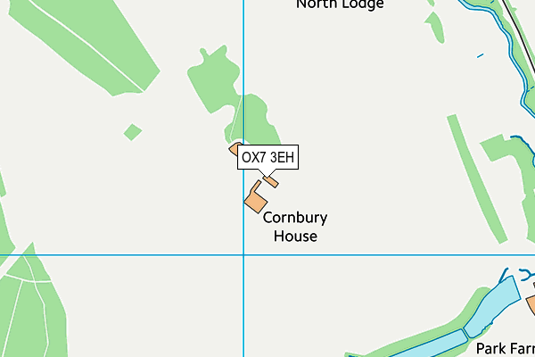 OX7 3EH map - OS VectorMap District (Ordnance Survey)