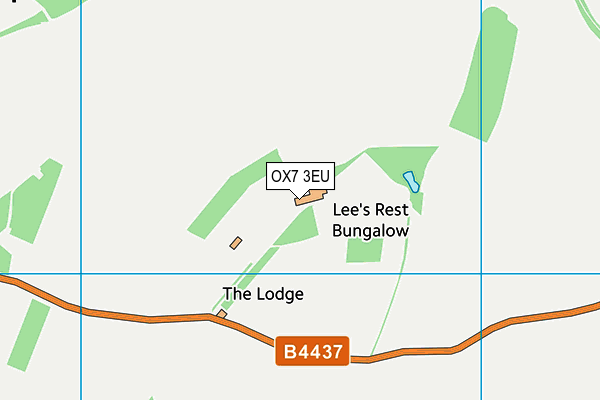 OX7 3EU map - OS VectorMap District (Ordnance Survey)