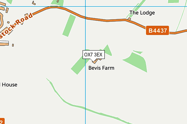 OX7 3EX map - OS VectorMap District (Ordnance Survey)