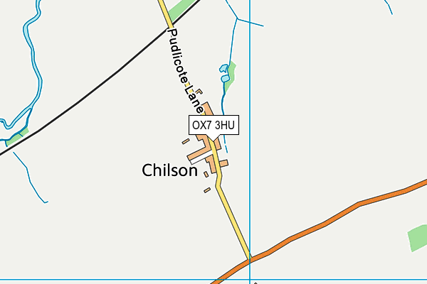 OX7 3HU map - OS VectorMap District (Ordnance Survey)