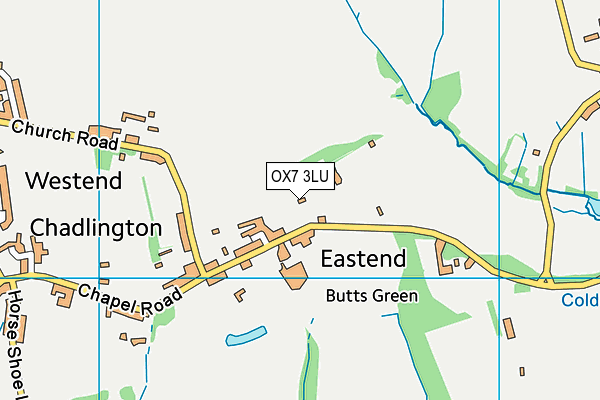 OX7 3LU map - OS VectorMap District (Ordnance Survey)
