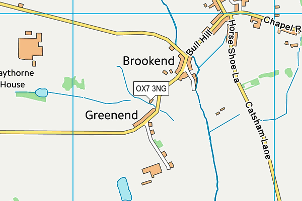 OX7 3NG map - OS VectorMap District (Ordnance Survey)