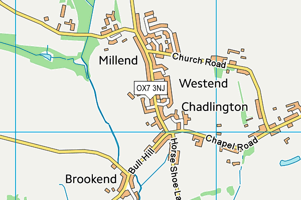 OX7 3NJ map - OS VectorMap District (Ordnance Survey)