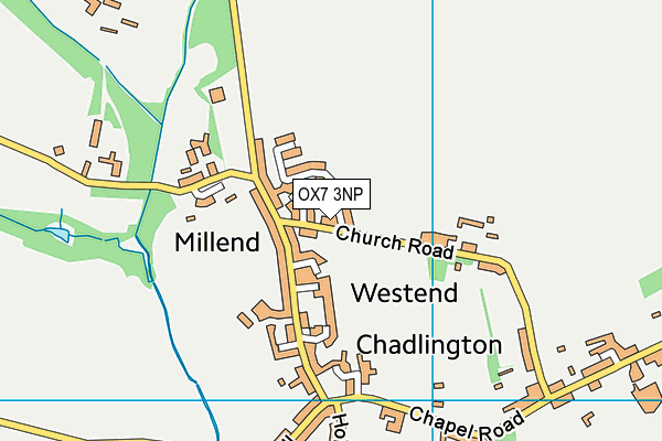 OX7 3NP map - OS VectorMap District (Ordnance Survey)