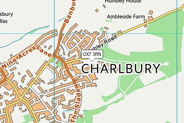 OX7 3RN map - OS VectorMap District (Ordnance Survey)