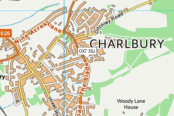 Map of CHARLBURY BEER FESTIVAL LIMITED at district scale