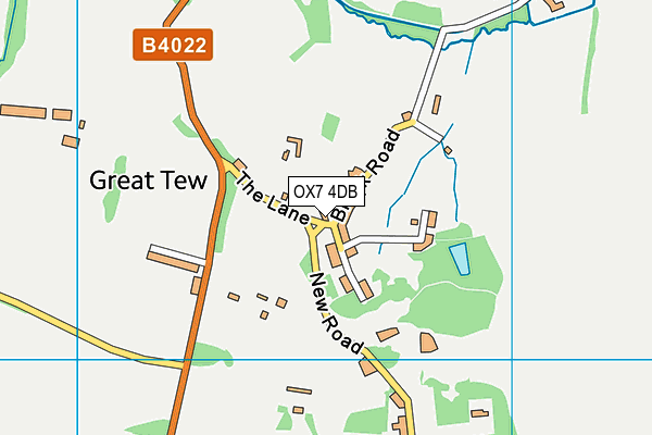 Great Tew County Primary School map (OX7 4DB) - OS VectorMap District (Ordnance Survey)