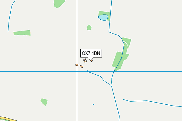 OX7 4DN map - OS VectorMap District (Ordnance Survey)