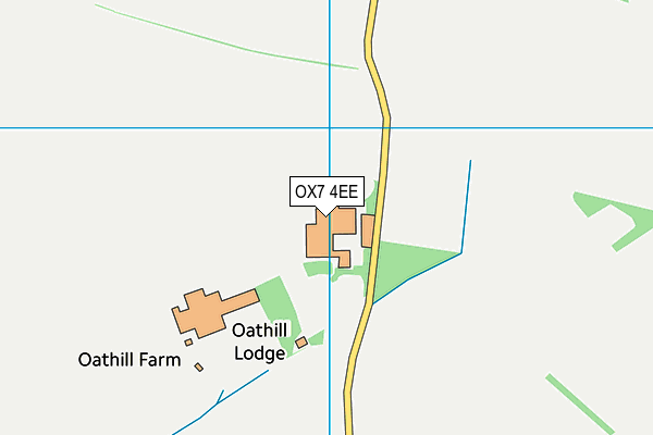 OX7 4EE map - OS VectorMap District (Ordnance Survey)