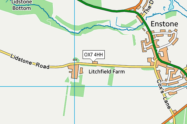 OX7 4HH map - OS VectorMap District (Ordnance Survey)