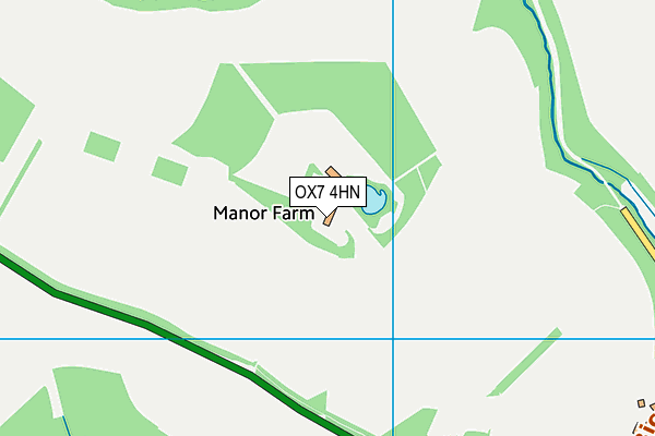 OX7 4HN map - OS VectorMap District (Ordnance Survey)