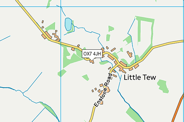 OX7 4JH map - OS VectorMap District (Ordnance Survey)