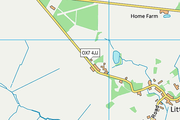 OX7 4JJ map - OS VectorMap District (Ordnance Survey)