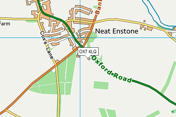 OX7 4LQ map - OS VectorMap District (Ordnance Survey)