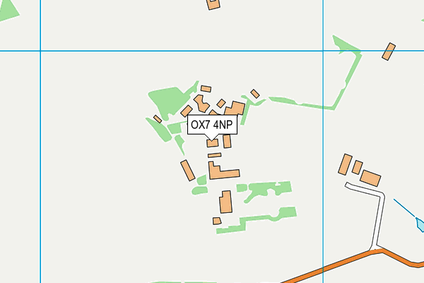 OX7 4NP map - OS VectorMap District (Ordnance Survey)