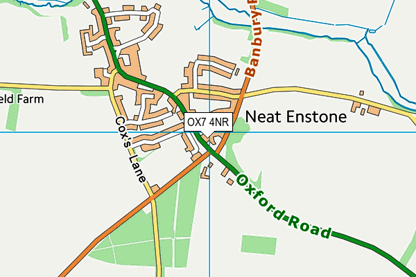 OX7 4NR map - OS VectorMap District (Ordnance Survey)