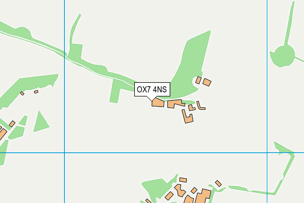 OX7 4NS map - OS VectorMap District (Ordnance Survey)