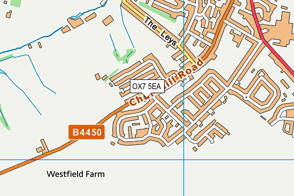 OX7 5EA map - OS VectorMap District (Ordnance Survey)